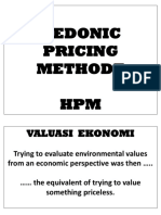 Hedonic Pricing Methode HPM