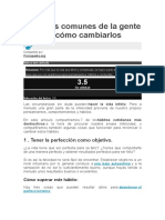 Artículo - 7 Hábitos Comunes de La Gente Infeliz y Cómo Cambiarlos