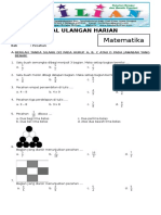 Soal Matematika Kelas 3 SD Bab 6 Pecaan Dan Kunci Jawaban PDF