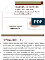 Doxycycline Oral Dapat Menurunkan Lesi Pterigium