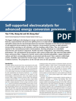Self-Supported Electrocatalysts For Advanced Energy Conversion Processes