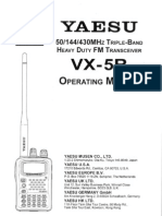 Yaesu VX-5R Operation Manual