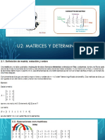 U2 Matrices y Determinantes