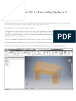 Autodesk Inventor Suface To Solids