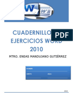 Cuaderno de Ejercicios Word