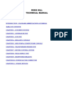 Ross Hill Technical Manual Index