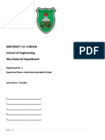 University of Jordan School of Engineering Mechanical Department