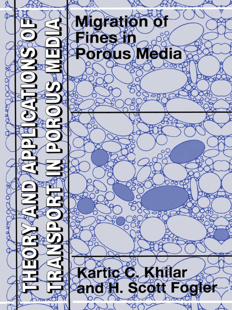 Migration of Fines in Porous Media | PDF | Porosity | Wetting