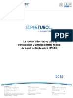 SUPERTUBO La Mejor Alternativa para La Renovación y Ampliación de Redes para EPSAS-2015 PDF