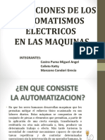 Aplicaciones de Los Automatismos Electricos en Las Máquinas