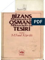 M.Fuat Köprülü - Bizans Müesseselerinin Osmanlı Müesseselerine Tesiri