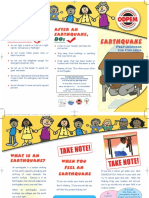 Earthquake Children Brochure