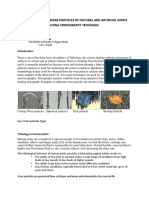 Investigation of Wear Particles of Natural and Artificial Joints Using Ferrography Technique