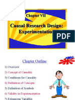 Causal Research Design: Experimentation
