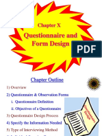 Questionnaire and Form Design