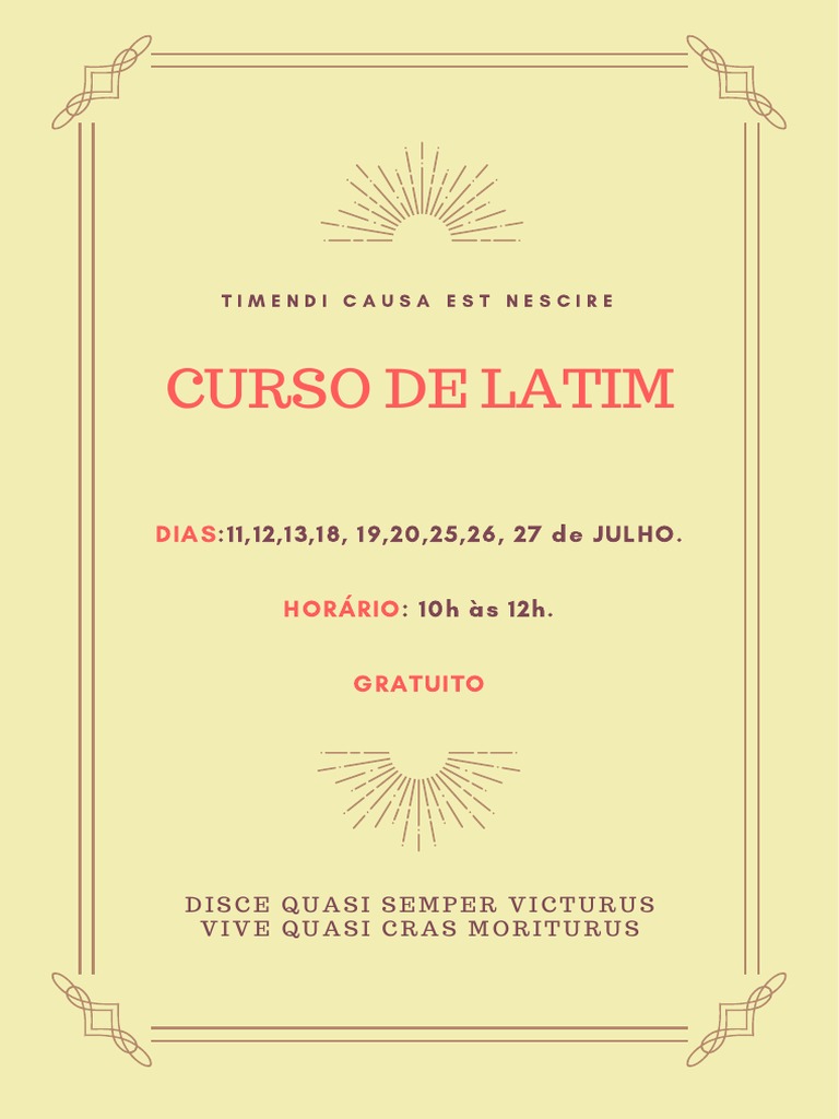 Cursode Latim | PDF