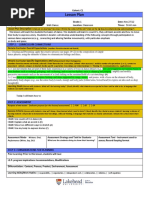 Lesson Plan: Step 1: Curriculum Connections