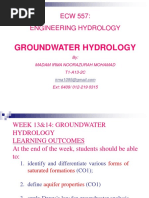 Groundwater Hydrology