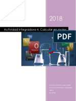 Actividad Integradora 4 Calcular en Moles