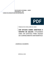 Um Estudo Sobre Simetrias e Grupos de Galois