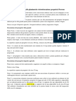 Relazione Allegata Alle Planimetrie Ristrutturazione Proprietà Perrone