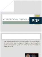 Organización de La Comunidad Internacional