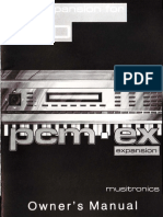 Musitronics PCM Ex For D-50 Manual