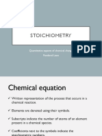 Ponderal Laws and Stoichiometry