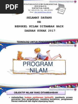 Program Nilam Yang Ditambahbaik Taklimat Sarawak Sabah Pdf