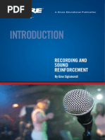 Recording and Sound Reinforcement: by Gino Sigismondi