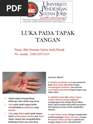 Luka Pada Tapak Tangan Pdf