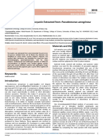 Antimicrobial Effect of Pyocyanin Extracted From Pseudomonas Aeroginosa