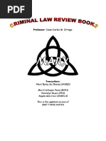 Marx Notes - Criminal Law 2 (Ortega) (Jaky Pagarigan's Conflicted Copy 2014-12-29)