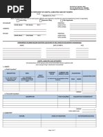 Sworn Statement of Assets, Liabilities and Net Worth: Joint Filing Separate Filing Not Applicable