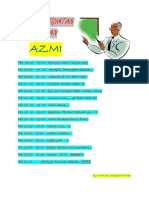 Jadual Kegiatan Harian Azmi