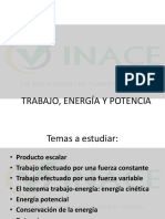 Trabajo Potencia y Energía