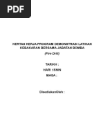 Contoh Kertas Kerja Latihan Kebakaran Fire Drill