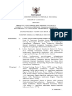 PMK No.40 Tahun 2014 TTG Tunjangan Kinerja Bagi Pegawai Di Kemenkes PDF