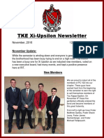 November 2016 Newsletter