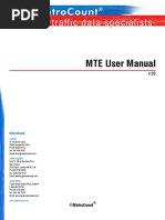 MetroCount MTE User Manual2