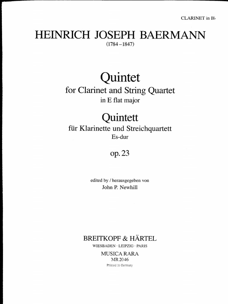 Baermann Quinteto Solo PDF
