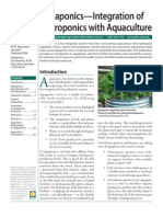 ATTRA - Aquaponics - Integratoin of Hydroponic With Aquaculture