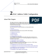 MAC Address Table Configuration