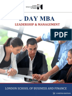 5 DAY MBA: Leadership & Management