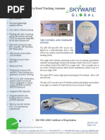 Tracking Antenna Spec Sheet