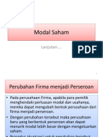 Modal Saham Lanjutan