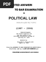 Download 1987 - 2006 Political Law Bar Exam Question With Suggested Answer by Rhia T Briones SN37228047 doc pdf