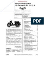 Jawa-20 Owners Handbook PDF