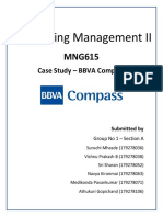Marketing Management II: Case Study - BBVA Compass