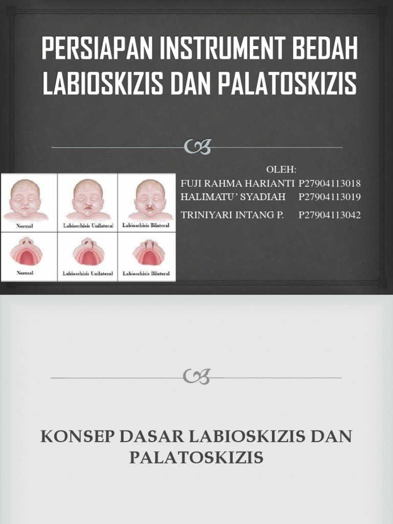 Persiapan Instrument Bedah Labioskizis Dan Palatoskizis | PDF